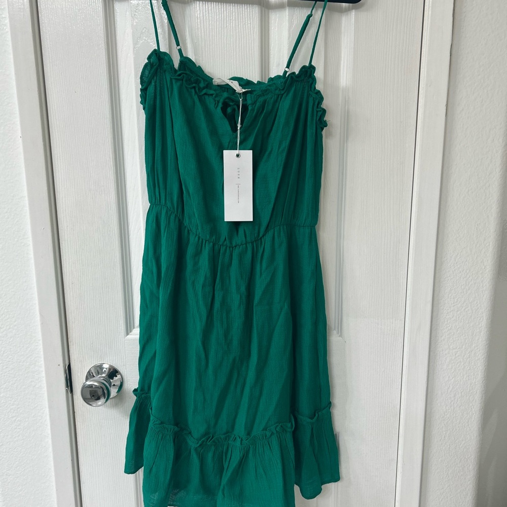 Lush Green Mini Dress